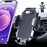 264円お得!【2023最強化版&高級レザー】DesertWest 車スマホスタンド スマホホルダー 車 【合金補強クリップ】 車載スマホホルダー エアコン吹き出し口式 車載ホルダー 片手脱着 携帯ホルダー 車 360度回転/視線確保/雑音無し/日本語説明書付き/手帳型ケース対応/ 4-7.2インチ全機種対応 5年保&証付 オシャレ プレゼント