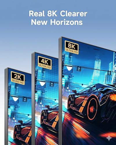 Image of FEDUS EIKON Mini HDMI to Standard HDMI Adapter 8K@60Hz, 4K@144Hz, 2K@240Hz, Male to Female Converter, 48Gbps, support HDR, 3D for DSLR Camera, Camcorder, Laptop, Pi Zero, Monitor, Desktop, Projector