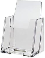 Vista 2 de Tarjetero transparente vertical prémium para tarjetas de visita