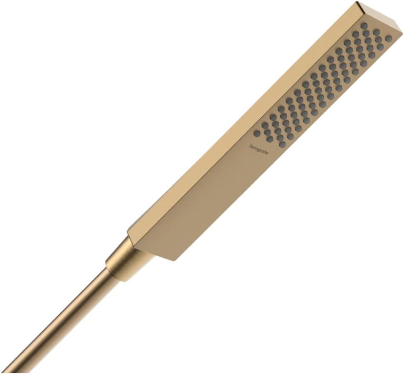 hansgrohe Pulsify E 2-inch Modern Handheld Shower Head 1-Spray PowderRain in Brushed Nickel, 24322821, 2.5 GPM