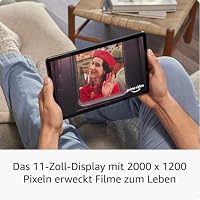 Amazon Fire Max 11-Tablet (Neueste Generation), unser bisher leistungsstärkstes Tablet, mit klarem 11-Zoll-Display, Octa-Core-Prozessor, 4 GB RAM, 14 Std. Akkulaufzeit, 128 GB, grau, mit Werbung – Ansicht 2