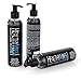 Healthy Vibes Black Label Silicone Based Personal Lubricant 8oz, Water Resistant Long Lasting Easy to Clean Lubricant for Privacy, Safe for Most Skin Types