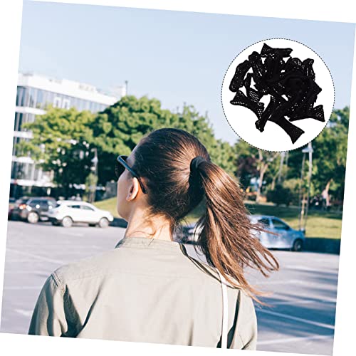 Élastiques à cheveux élargis pour queue de cheval et chignon résistant