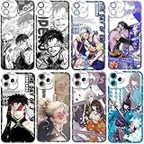 終末のワルキューレ スマホケース Phone17ケース 携帯ケース アダム 釈迦 始皇帝 冲田总司 携帯電話カバー 携帯カバー アイフォン用 TPU 軟殻 透明 多機種対応 レンズ保護 全面保護 脱着簡単 耐衝撃 コスプレ小物 (色-2,iP17) [並行輸入品]