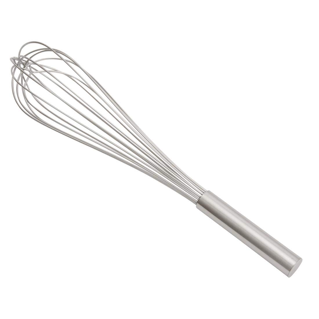 Batidor de varillas pesado Vogue K549 de acero inoxidable con mango sellado y 45 cm