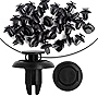 Gistilli 20pcs Bumper Engine Cover Fender Liner Splash Shield Push-Type Retainer Clip Compatible with Mazda B45A-56-146A Toyota 90118-WB048