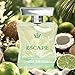 Eternal Fragrance - Eternal Escape - Inspired by Virgin Island Water - 3.4 oz (100ml) - EDP - Long-lasting - Vegan - Clean Ingredients - Unisex Perfume for Men & Women - 2000 sprays per bottle