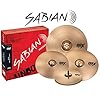 Sabian B8X Performance Cymbal Set 14” Hats 16”/18” Thin Crash 20” Ride #5