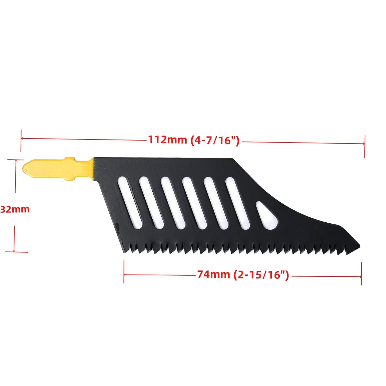 5 Piece T Shank Jig Saw Blades Compatible with BoschT142HB Compatible with Dewalt (11 TPI)