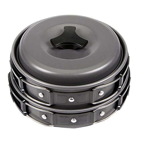 Beauty * Top * Picks portátil al aire libre Camping senderismo cocina Picnic Bowl Pot Pan utensilios de cocina Set