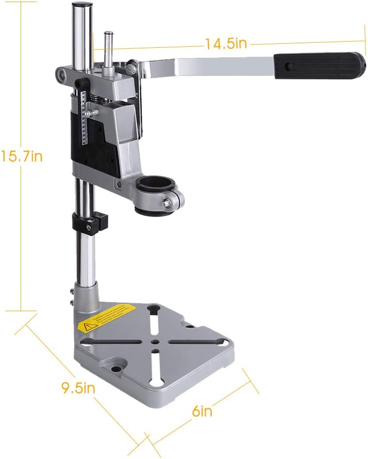 Bench Drill Press Stand, Portable Drill Drilling Guide, Universal Clamp Drill Press Workbench for Drilling Top