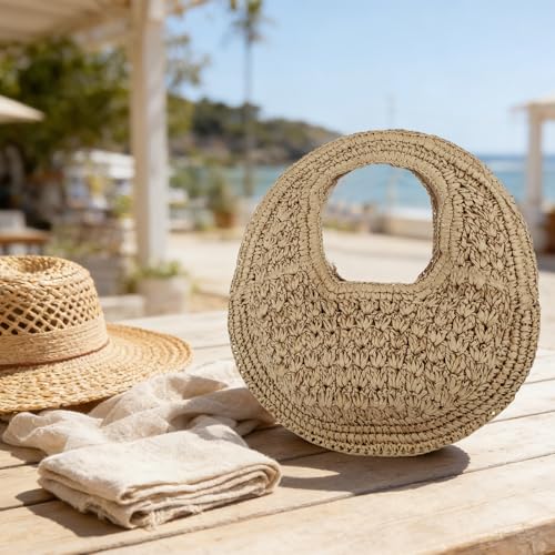 Bolso Clutch de Paja para Mujer GOKTOW 2026 miniatura 3