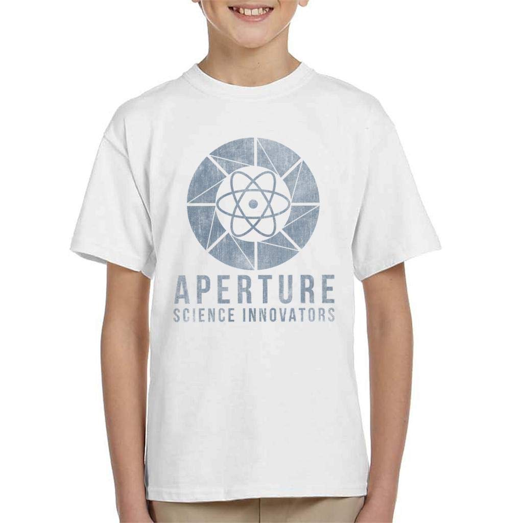 Cloud City 7 White Portal Aperture Science Innovators Kid's T-Shirt