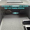 2023 Tesla Model 3 Model Y Accessories Center Console Organizer Tray Armrest Hidden Cubby Drawer Storage Box ABS Material for Tidy Collection of Documents,Credit Cards Compatiable 2021-2023 Model 3/Y - Image 4