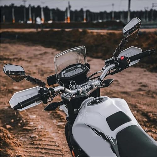 Espejo retrovisor de moto universal anti reflejos rosca 8 10mm 4