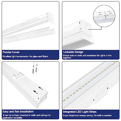 Luz lineal LED ANTLUX 8 pies, 110W, kit de 4 miniatura 3