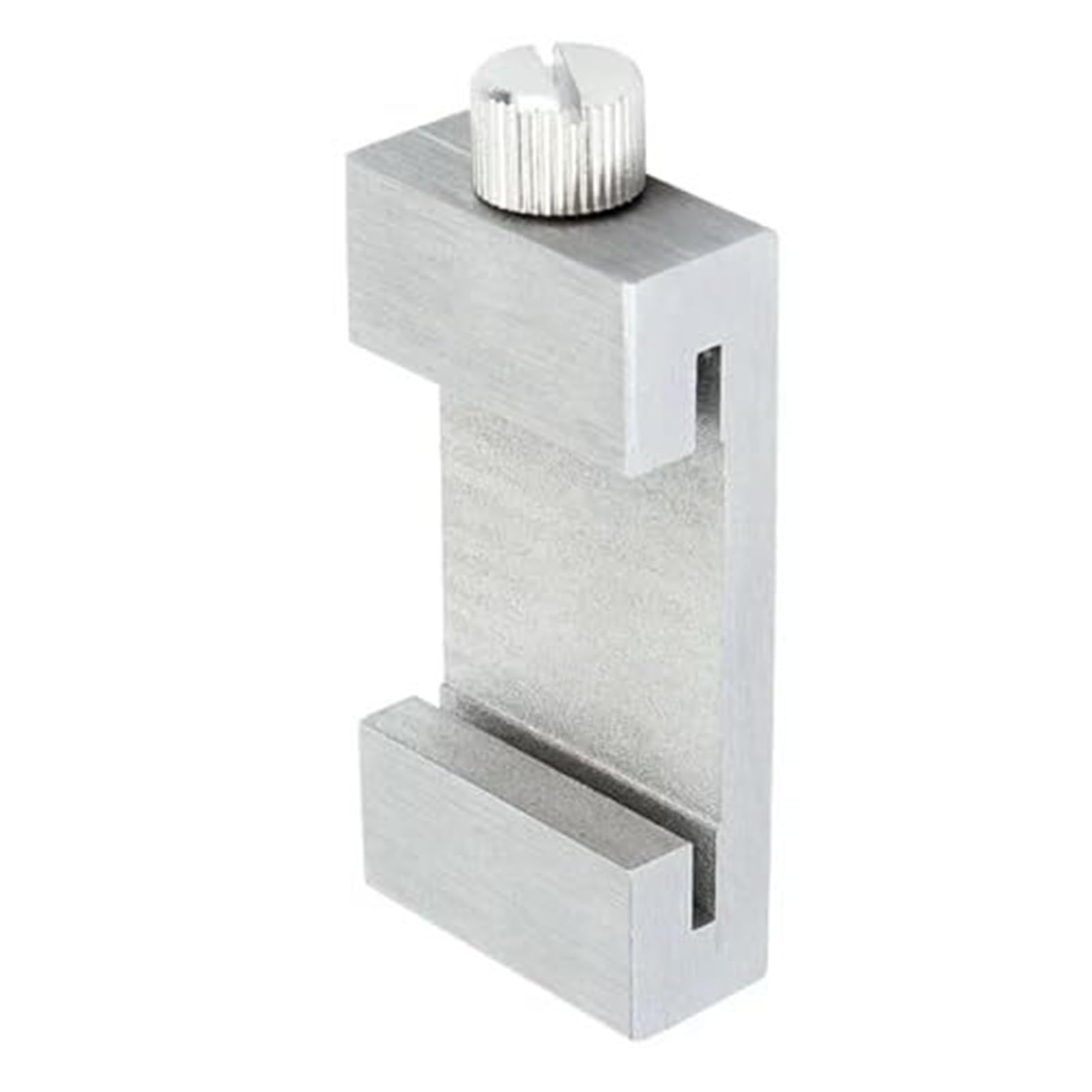 Zestaw metalowych płytek wzorcowych do obróbki drewna, zawiera linijkę stalową, kwadrat i blok ograniczający pozycjonowanie (mosiądz, 29)(35; Silver)