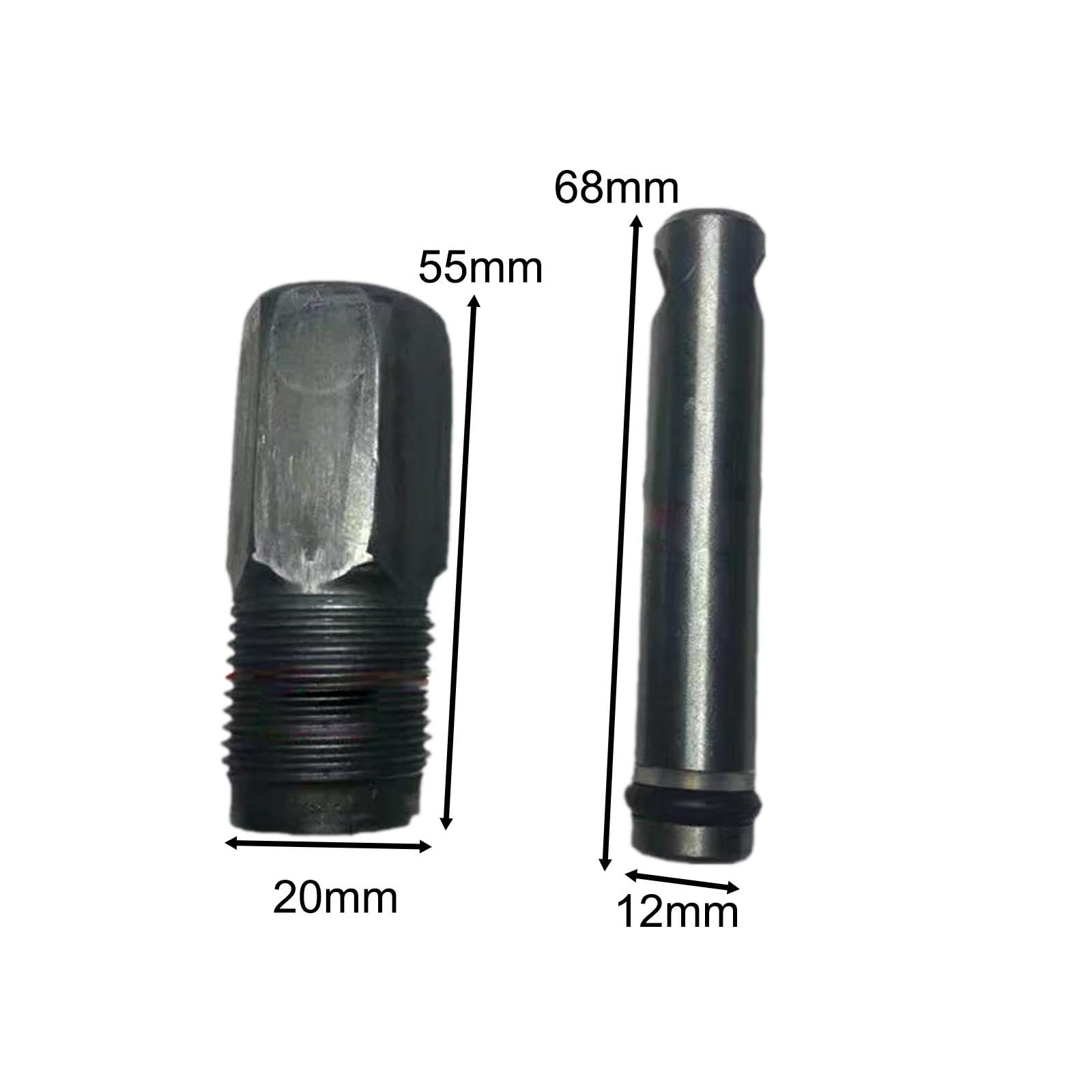 Pompe à à cric hydraulique Vertical générique, Facile à Installer, Joint d', Cylindre métallique, Piston, pièces de Piston, Joints, Outils, Longueur 55mm