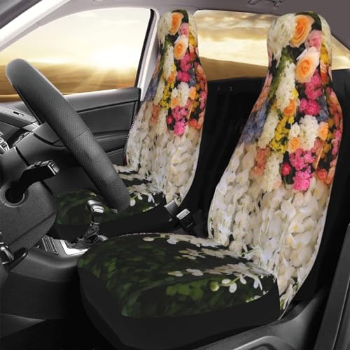 Housse de siège de voiture universelle : lot de 2 protections murales intégrales auto