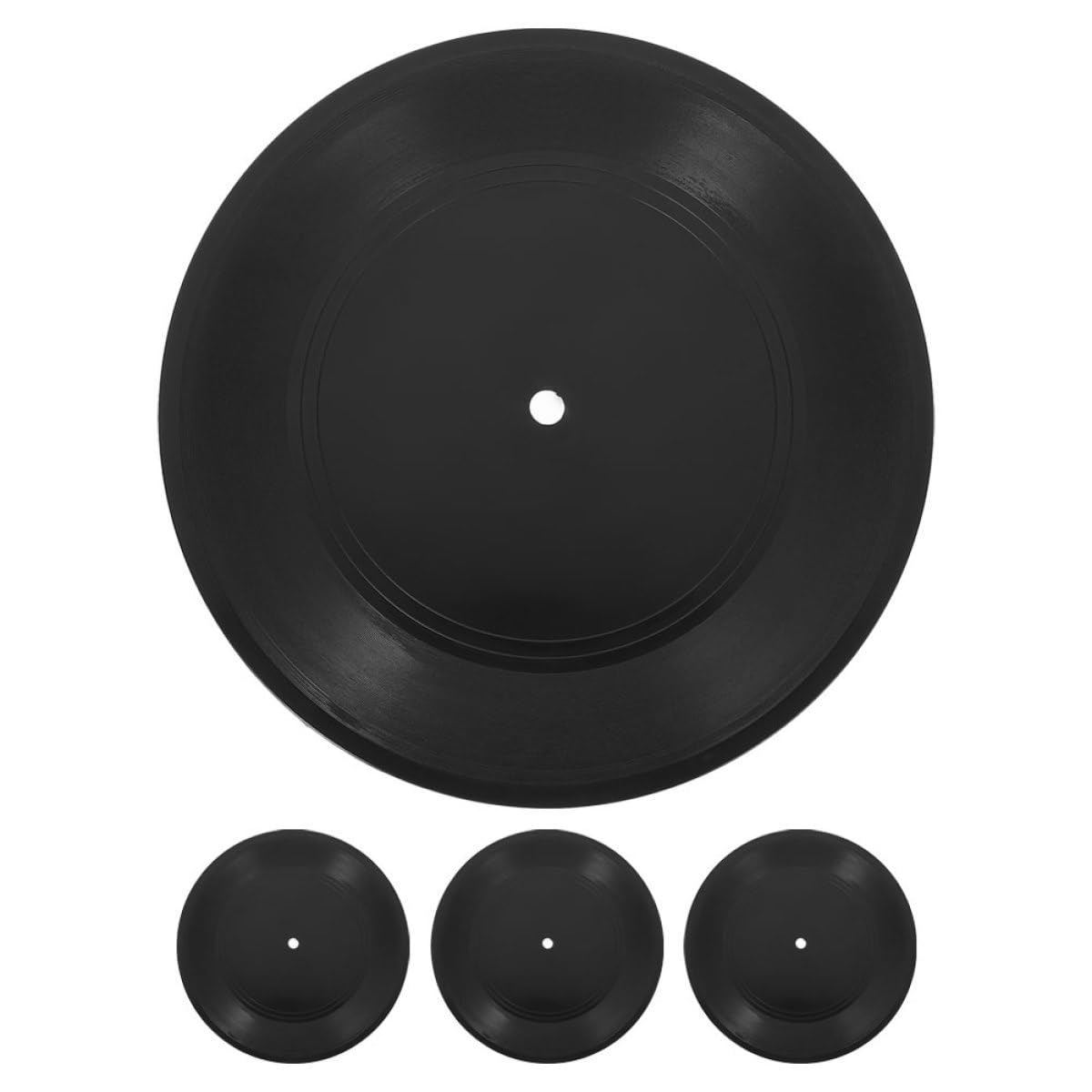 Disques Vinyles Décoratifs en ABS durable pour mur rétro chic