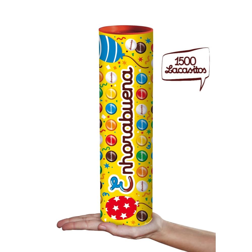 Lacasitos Megatubo 1,5 KG-Enhorabuena