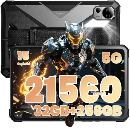 FOSSiBOT DT3 5G Outdoor Tablet 21560mAh (66W) 32GB+256GB/2TB, Dimensity 7300, 10.4' FHD+ IPS, Android 15 Rugged Tablet, 64MP+32MP estanco tableta, WiFi6/IP68/IP69K/OTG/NFC/GPS