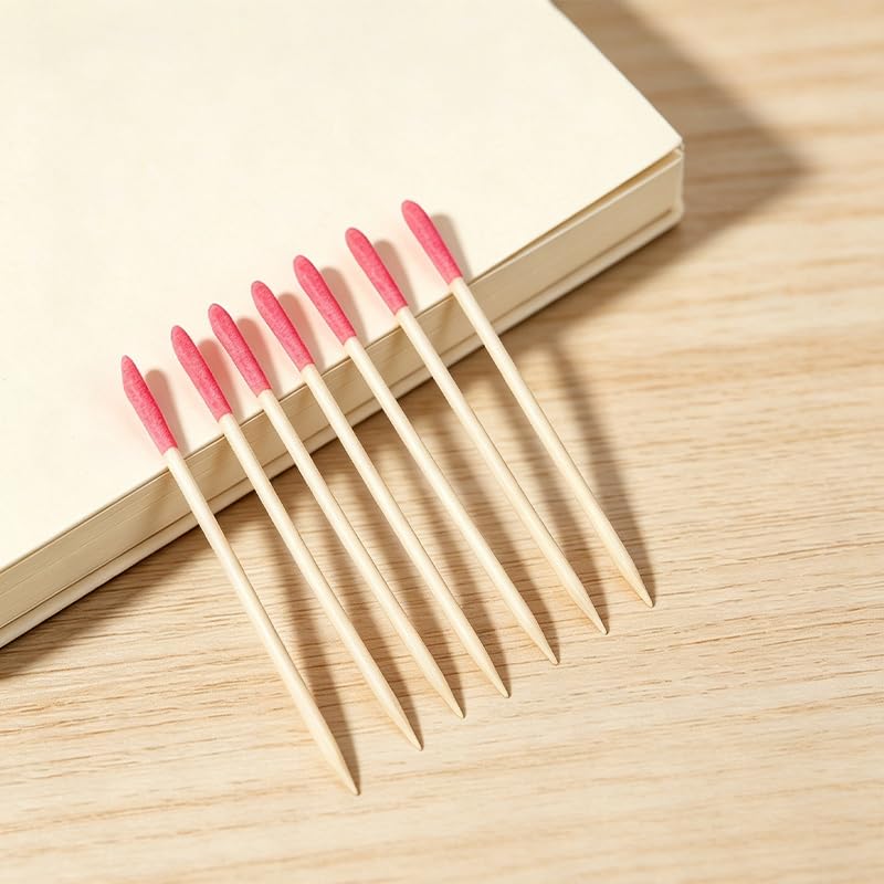 50 Pcs Sanding Sticks for Plastic Models,120 Grit Single-Head Fine Sanding Twigs, Pointed Design for Tight Spaces and Small Area Detailing, Sanding Tools for Wood Metal Model DIY Hobby