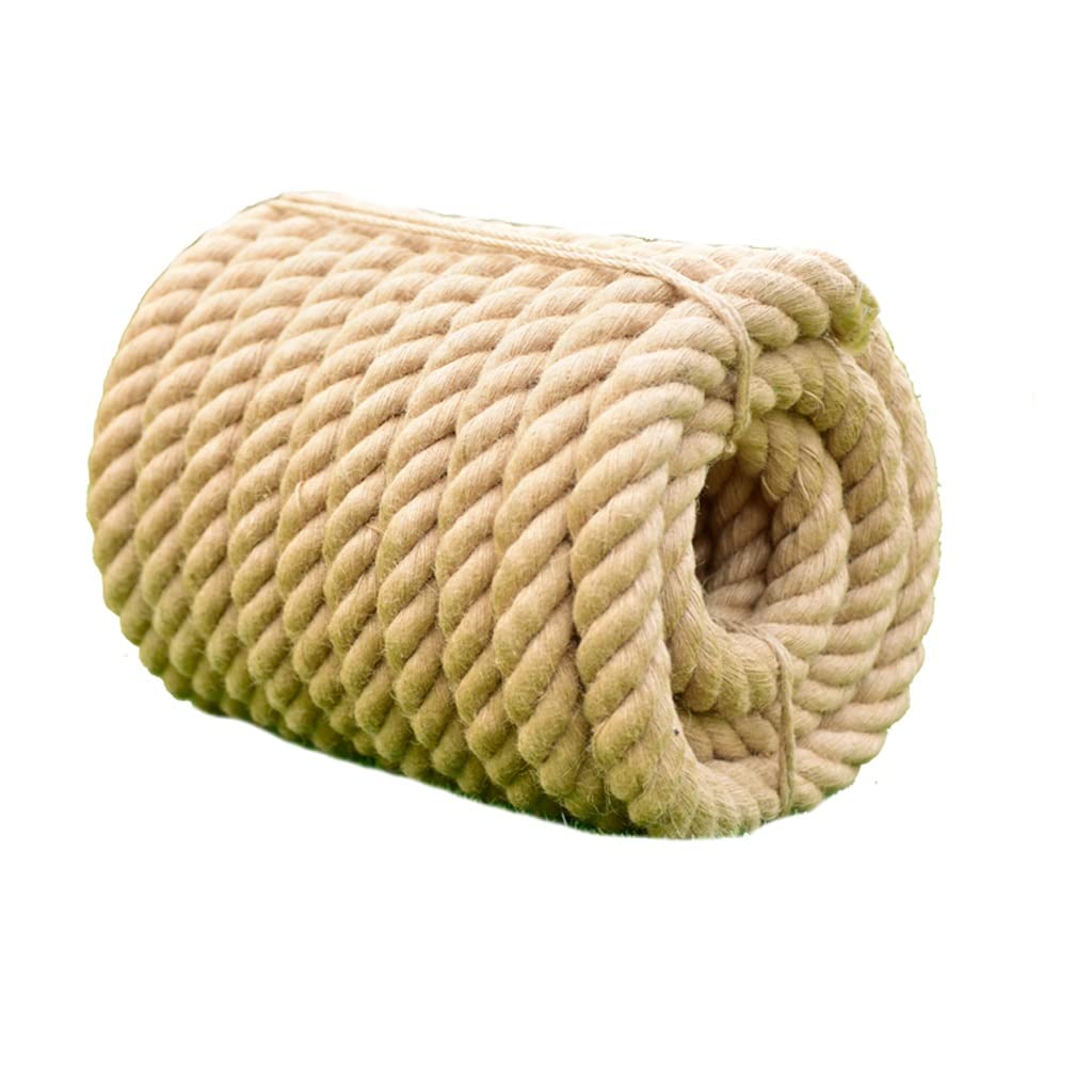 Corda di iuta – Corda di canapa intrecciata resistente per giardinaggio, artigianato e decorazione nautica