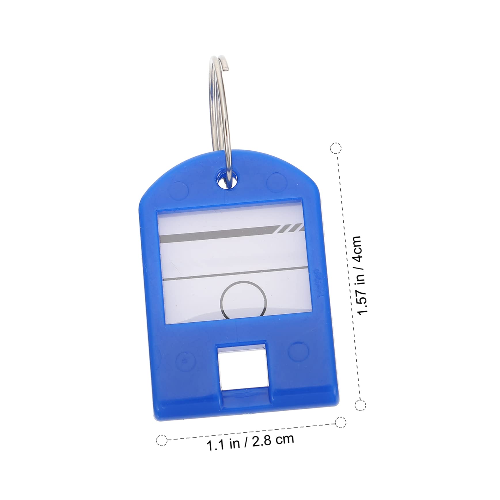 ARTIBETTER 2 Set Etichette Per Chiavi Con Divisibili Targhette Identificative Colorate Per Hotel Bagagli E Organizzazione Domestica Resistenti E Facili Usare 50 Pezzi*2