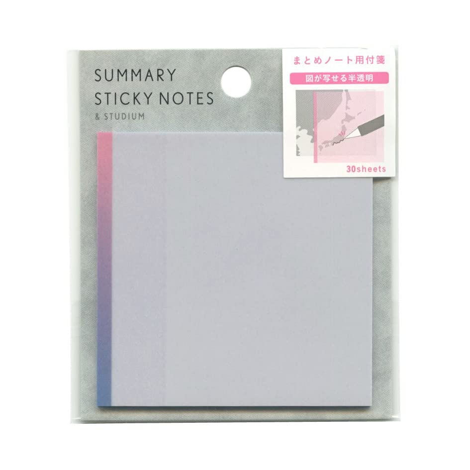 Amazon.co.jp: SUMMARY STICKY NOTES CLEAR 【FREE】半透明