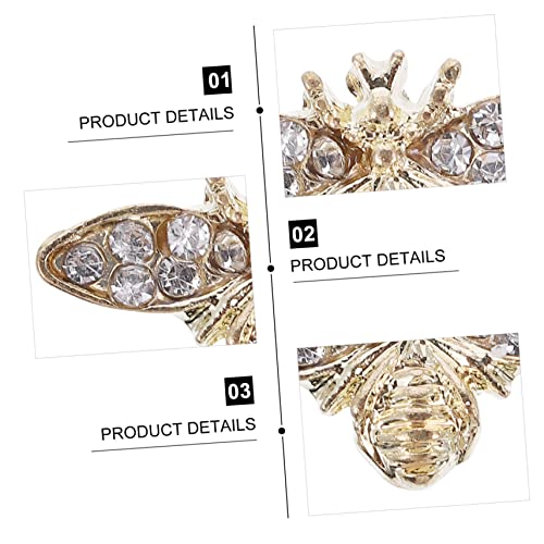 Charms de manucure abeille en alloy de qualité supérieure - 6