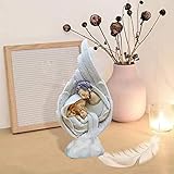 【Dekorationsgeschenk】 - Unsere Engelsfiguren sind das beste Geschenk für ältere Menschen und Freunde, die an Religion glauben. Sie können unsere Statue der Heiligen Familie sich selbst oder einem geliebten Menschen zu besonderen Anlässen oder Feiertagen wie Erstkommunion, Konfirmation, Hochzeiten schenken , Ostern oder Weihnachten. Es wird ein gutes Geschenk für sie sein.
