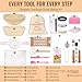 Sourdough Starter Kit | Complete Sourdough Bread Baking Supplies & Sour Dough Bread Making Kit with Proofing Baskets (8.5