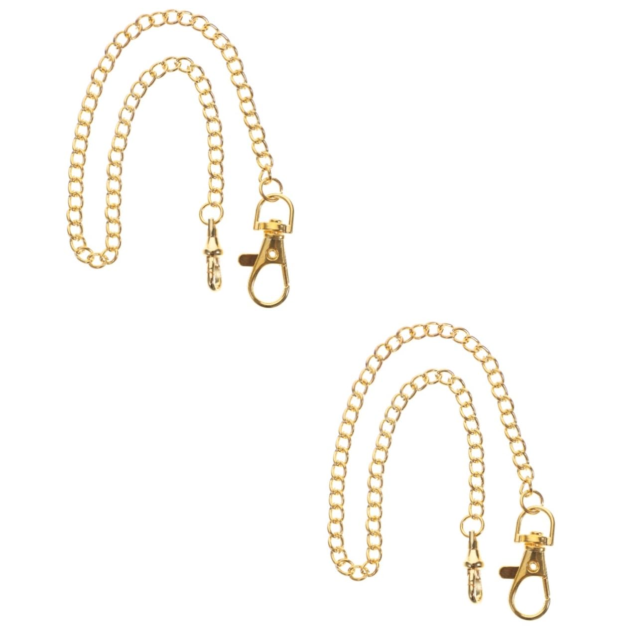 WOFASHPURET 2pcs Decorative Pocket Watch Chain Lobster Clasp Vintage Jeans Chain Accessory for Fashion for Men for Casual Outfits