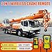 2 in 1 Wireless Crane Remote Control, 12V Crane Dump Trailer Controller, Industrial Hoist Truck Crane Switch Control Station, Up-Down, 2 Direction