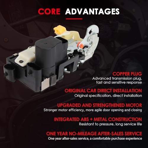 Image of CCIYU Front left Driver Side Door Lock Actuator for Chevy for GMC Silverado 1500 2500, Suburban 1500 2500, Tahoe, Sierra 1500 2500, Yukon, Yukon XL 1500 2500 1999-2000# 931-208