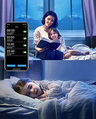 15M Led Strip Lights, RGB Music Sycn Colour Changing Strips Lights with Remote and Control Box,Bluetooth APP Controller, Multi-Coloured Mood Lights for Bedroom,Kitchen,Home Decorative,TV Cabinet