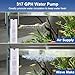 320 GPH 4-in-1 Aquarium Filter, 60-100 Gallon Fish Tank Filters Filtration and Oxygenation, Filter for Fish Tank with Biochemical Cotton, Ceramic Beads, Multi-Functional Turtle Tank Filter(20 W)