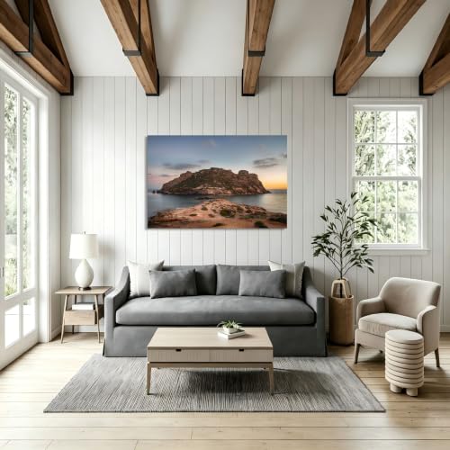 Cuadro de montañas sin marco en lienzo de 20x30cm que amplía tus espacios 2