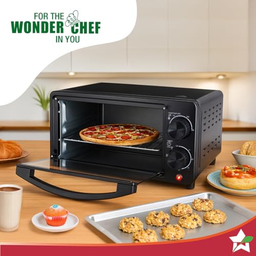 Image of Wonderchef Oven Toaster Griller (OTG) 10L | Black | 2 Years Warranty