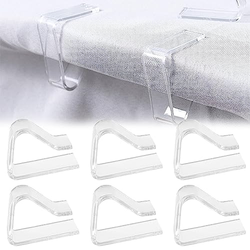 KARELLS Sujeta Manteles De Mesa Exterior, Pinzas para Manteles De Mesa, 6 Piezas Sujeta Manteles, Pinzas Sujeta Manteles, Sujeta Manteles De Mesa Exterior, Sujeta Manteles De Mesa