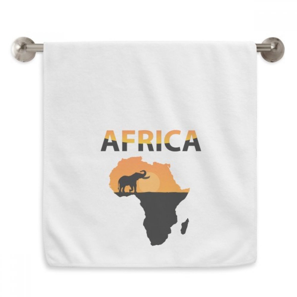 Serviette éléphant Afrique 13 x 29 inch pour peaux sensibles