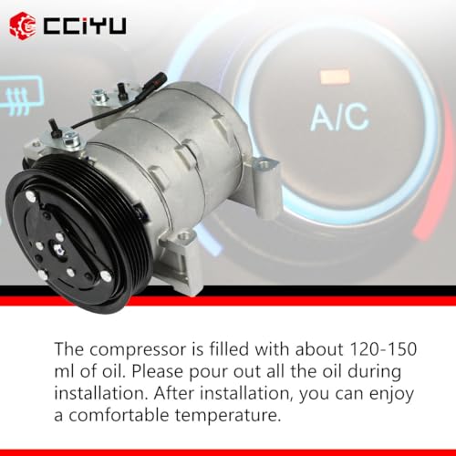 Image of CCIYU AC Compressor w /Clutch for Isuzu Rodeo 3.5L 2004