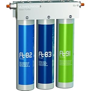 Puricom FT-LINE 3. Actieve kool-waterfiltersysteem met UF-filtratie zonder kraan incl. aansluiting geschikt voor…