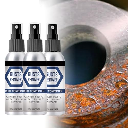 錆落としスプレー30ml【高速サビ取り】強力サビ取り剤 Rust Remover Spray 錆取りスプレー 汚れを分解・除去し 輝きを高め 多用途防錆剤 金属表面を簡単にきれいに 素材を傷つけない サビ落とし 時短便利 高効率なサビ (3本)