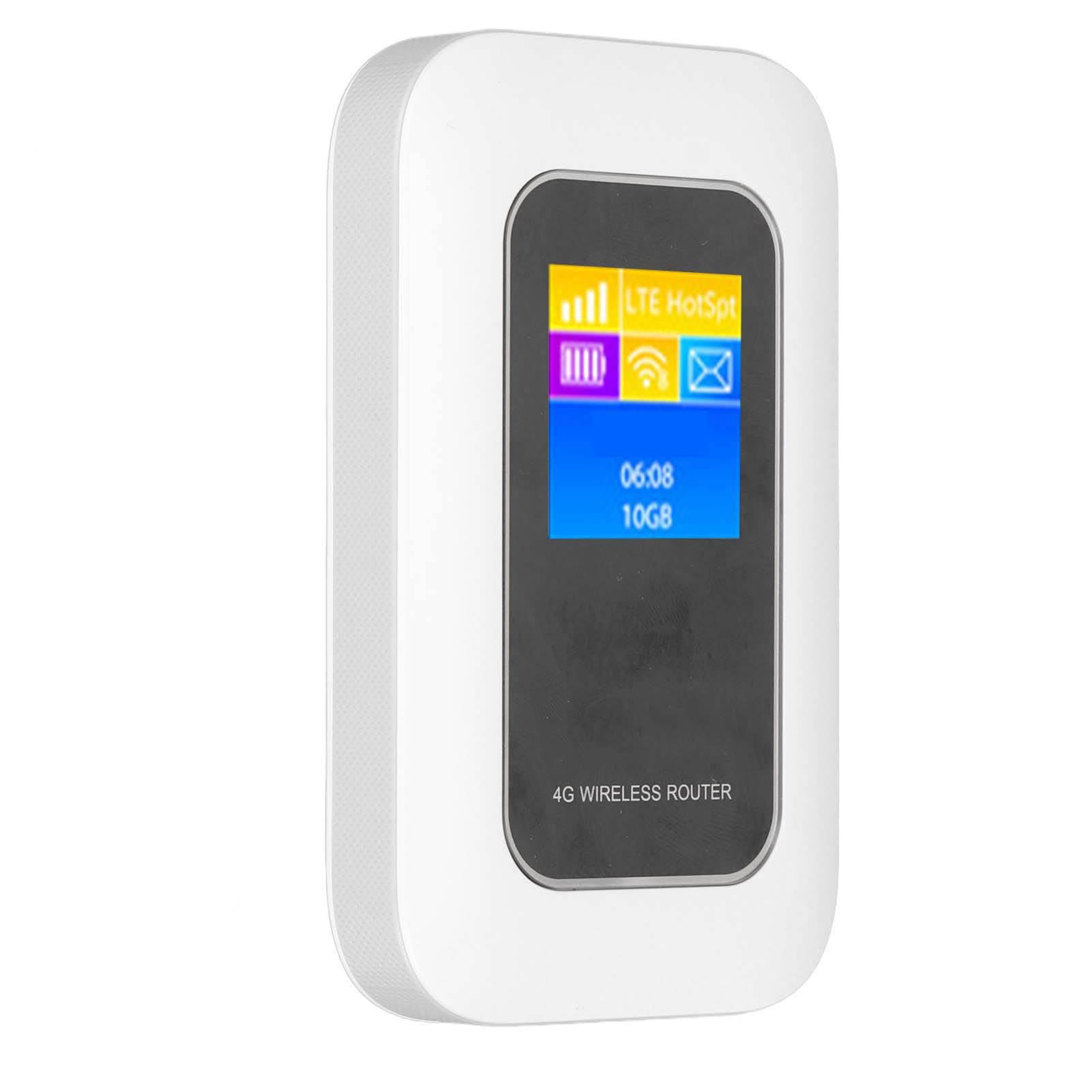 Wysokowydajny Router WiFi 5G 4G z Wyświetlaczem, kartą SIM i Rozszerzeniem Karty Pamięci, Przenośny Punkt Dostępu do Podróży i Biznesu