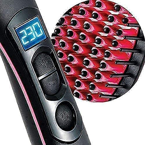 Hair-Straightener-RYLAN-Hair-Electric-Comb-Brush-3-in-1-Ceramic-Fast-Hair-Straightener-For-Womens-Hair-Straightening-Brush-with-LCD-ScreenTemperature-Control-Display