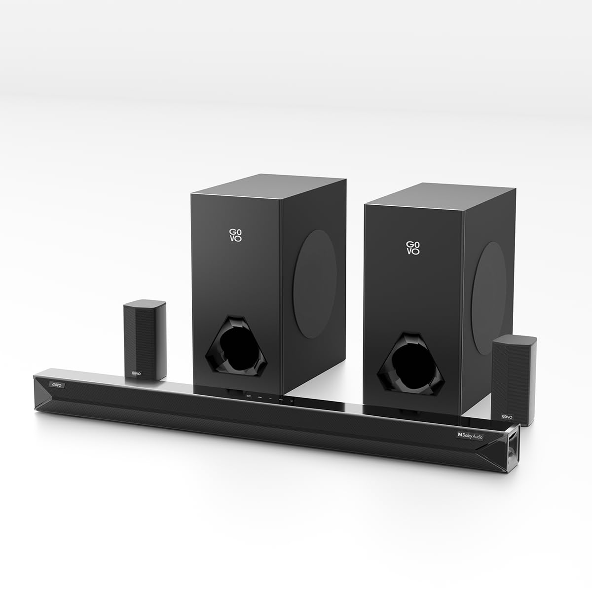 GOVO GOSURROUND 999W | 700W Bluetooth Soundbar with Touch Key Panel, 5.2 Dolby Audio, 6.5" Dual Subwoofer, Wireless Satellite Speakers BT v5.3, HDMI, AUX, USB, 3 EQ Modes Stylish-image-18