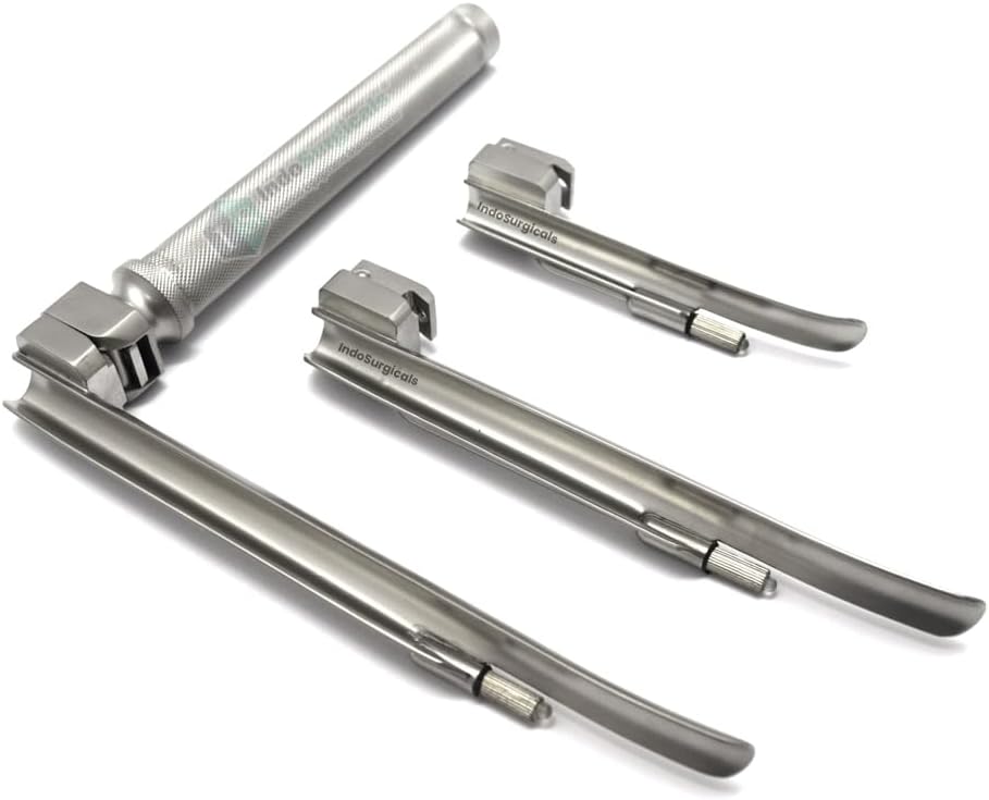 Laryngoscope Set (Blade Sieze 00, 0 & 1, Miller Type)