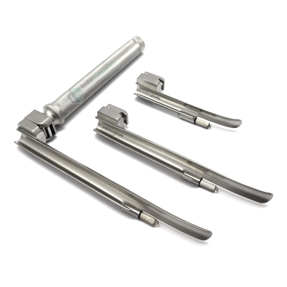 IS IndoSurgicals Laryngoscope Set (Blade Sieze 00, 0 & 1, Miller Type) (B099ZSH299) Amazon Price History, Amazon Price Tracker